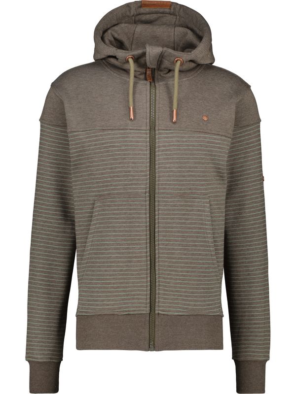 Alife and Kickin Alife and Kickin Gornji dio trenirke  smeđa melange / svijetlozelena