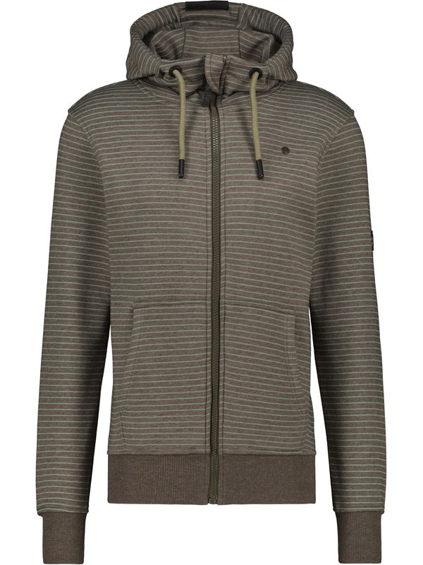 Alife and Kickin Alife and Kickin Gornji dio trenirke 'Trasher'  smeđa / smeđa melange / smaragdno zelena