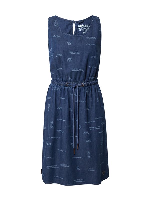 Alife and Kickin Alife and Kickin Ljetna haljina 'Doja'  plavi traper / svijetloplava