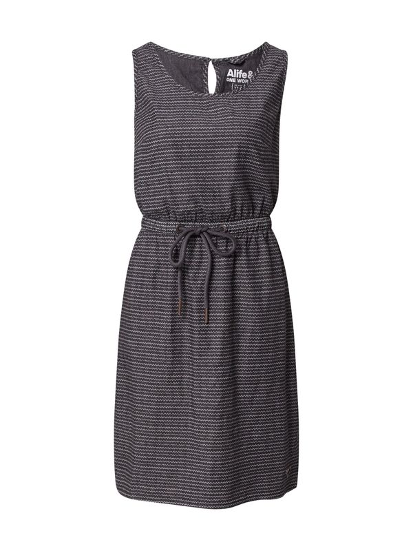 Alife and Kickin Alife and Kickin Ljetna haljina 'DojaAK'  siva / crna