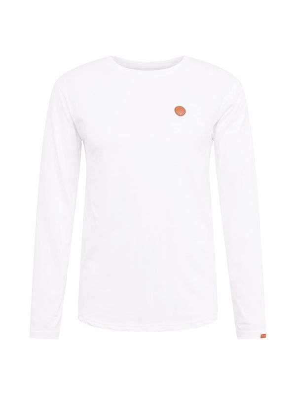 Alife and Kickin Alife and Kickin Majica 'Alex AK'  smeđa / bijela