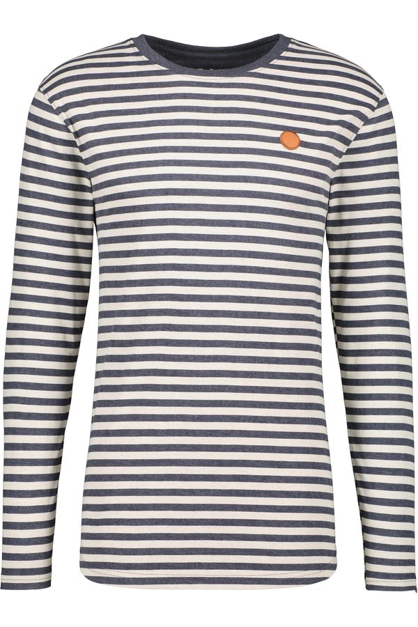 Alife and Kickin Alife and Kickin Majica 'AlexAK'  morsko plava / karamela / bijela