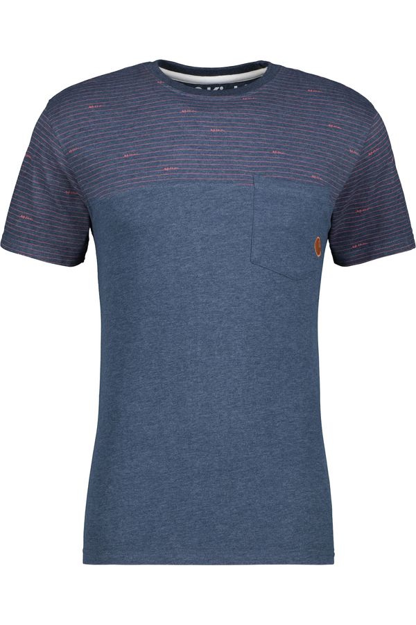 Alife and Kickin Alife and Kickin Majica 'LeopoldAK'  mornarsko plava / plava melange