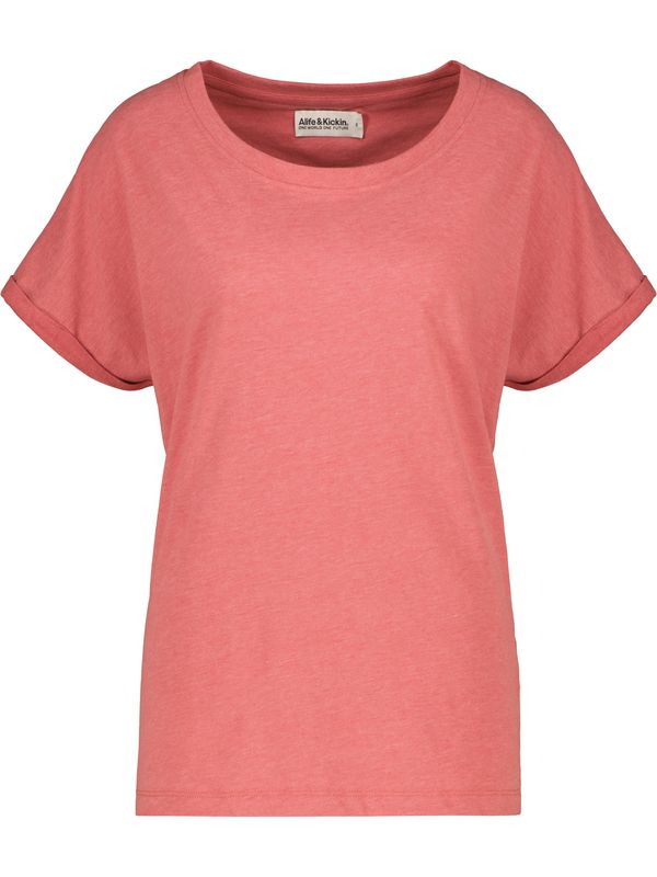Alife and Kickin Alife and Kickin Majica 'MalaikaAK'  svijetlocrvena / crna