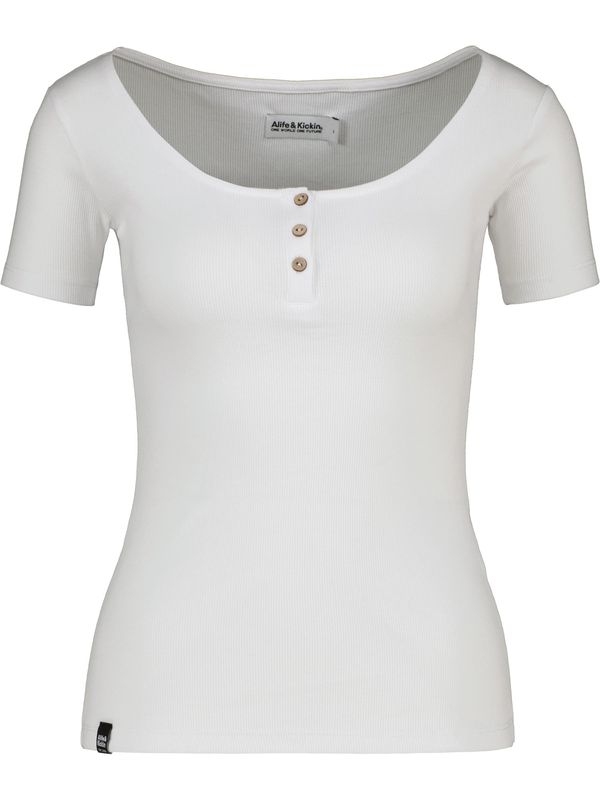 Alife and Kickin Alife and Kickin Majica 'Rosa'  crna / bijela