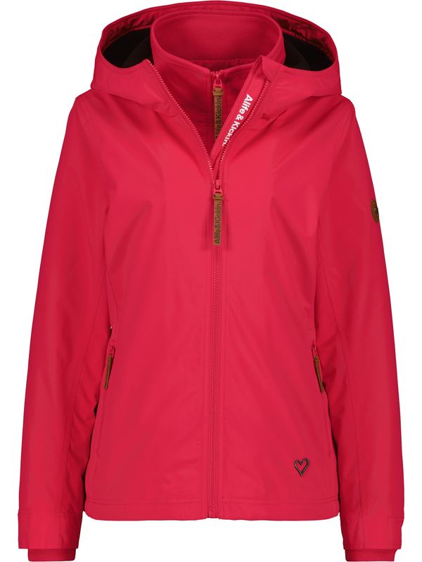 Alife and Kickin Alife and Kickin Prijelazna jakna 'Gina'  svijetlo crvena / crna / bijela