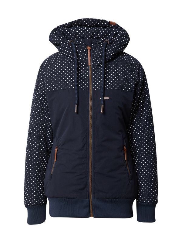 Alife and Kickin Alife and Kickin Prijelazna jakna 'MaliaAK'  morsko plava / smeđa / bijela