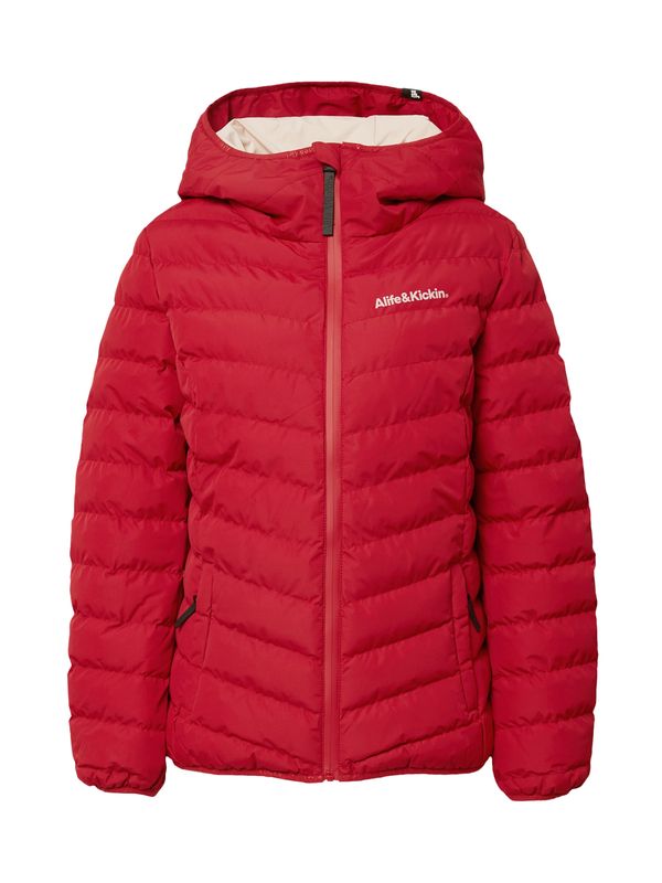 Alife and Kickin Alife and Kickin Prijelazna jakna 'RabeaAK'  karmin crvena / bijela