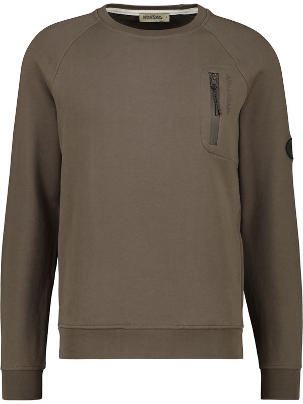 Alife and Kickin Alife and Kickin Sweater majica 'FabioAK'  čokolada