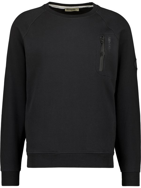 Alife and Kickin Alife and Kickin Sweater majica 'FabioAK'  crna