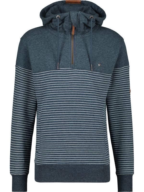 Alife and Kickin Alife and Kickin Sweater majica 'Hugo'  morsko plava / bijela