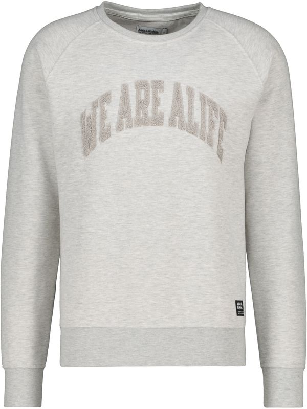 Alife and Kickin Alife and Kickin Sweater majica 'LevinAK'  siva / siva melange