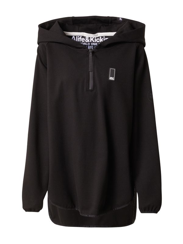 Alife and Kickin Alife and Kickin Sweater majica 'MaraAK'  crna / bijela