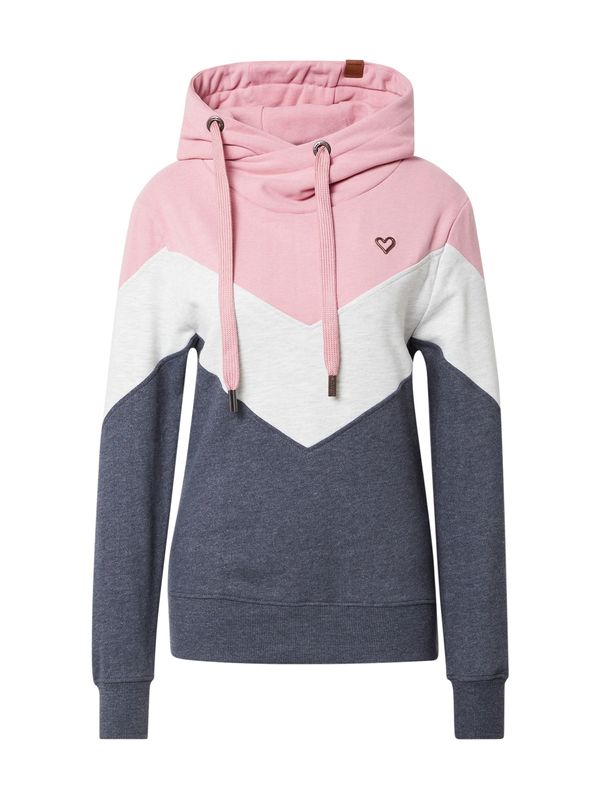 Alife and Kickin Alife and Kickin Sweater majica 'StellaAK'  morsko plava / svijetlosiva / orhideja bijela