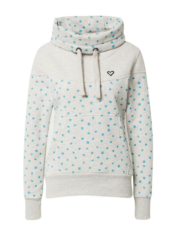 Alife and Kickin Alife and Kickin Sweater majica 'SunshineAK'  plava / crna / bijela melange