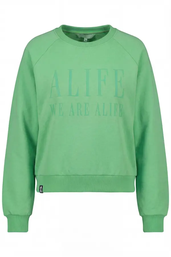alife & kickin alife & kickin Sweater majica 'ThyraAK P'  žad / travnato zelena