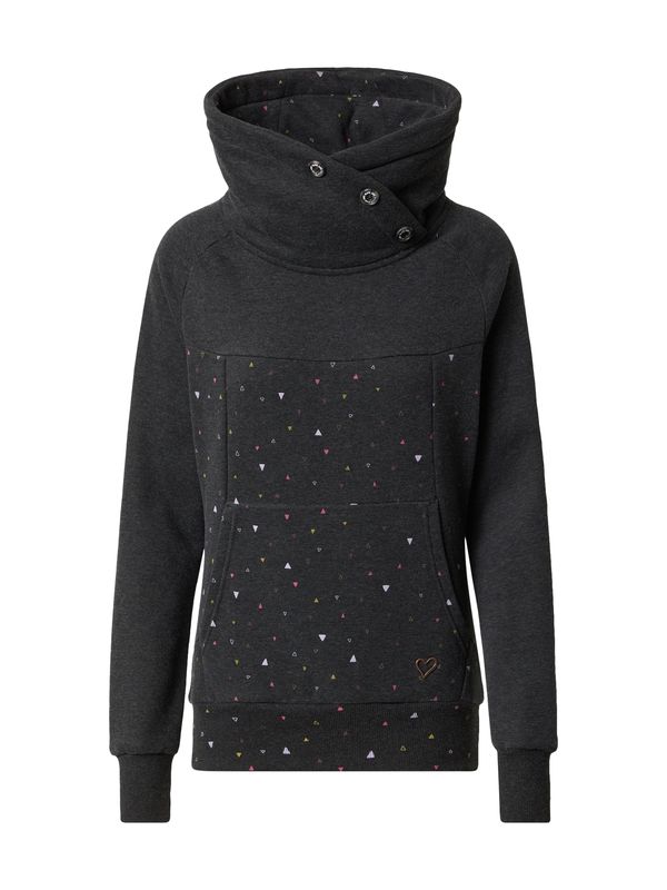 Alife and Kickin Alife and Kickin Sweater majica 'VioletAK'  tamo siva / sivkasto zelena / pastelno ljubičasta / fuksija