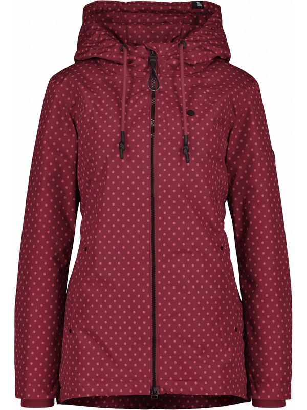 Alife and Kickin Alife and Kickin Zimska jakna 'LilouAK'  klasično crvena / tamno crvena