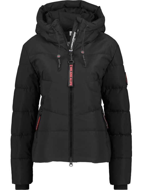 Alife and Kickin Alife and Kickin Zimska jakna 'MicaelaAK'  crvena / crna / bijela