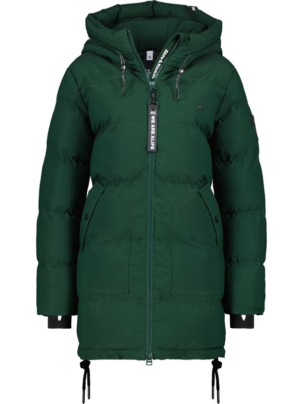 Alife and Kickin Alife and Kickin Zimska parka 'CathyAK'  tamno zelena / crna / bijela