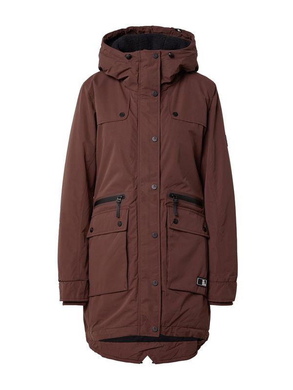 Alife and Kickin Alife and Kickin Zimska parka 'CharlotteAK'  tamno smeđa / crna / bijela