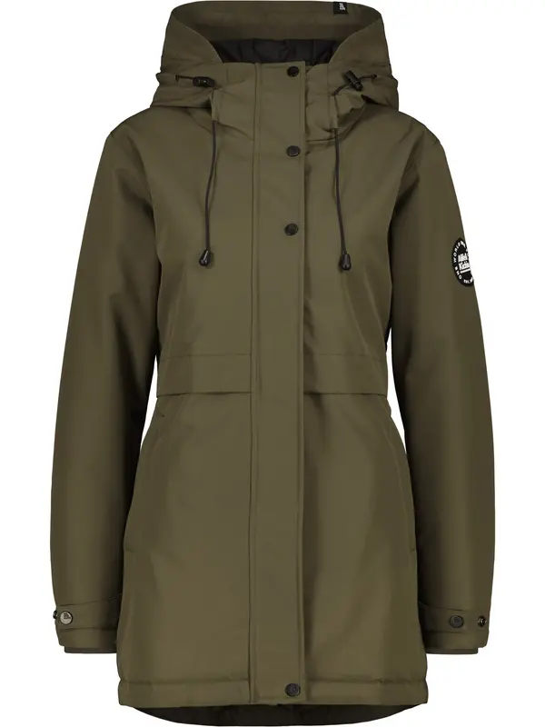 alife & kickin alife & kickin Zimska parka 'MarlyAK'  maslinasta / crna / bijela