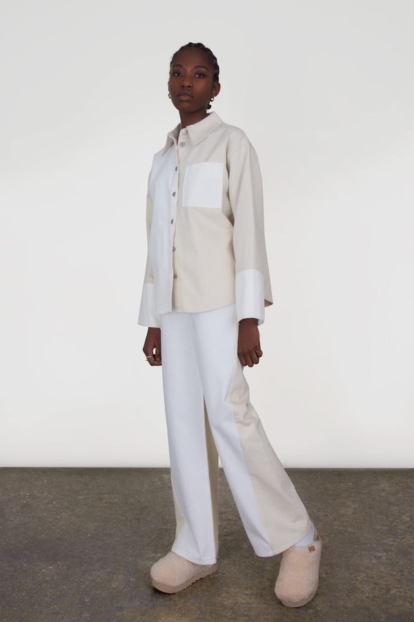 Aligne Aligne Bluza 'Frankie'  boja pijeska / svijetlobež