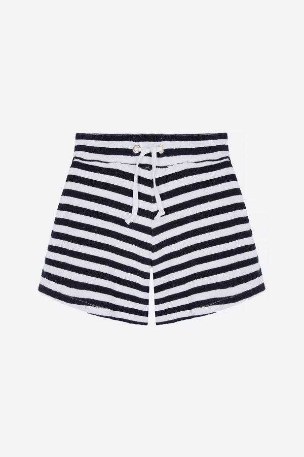 Aligne Aligne Hlače 'Flavia'  mornarsko plava / bijela