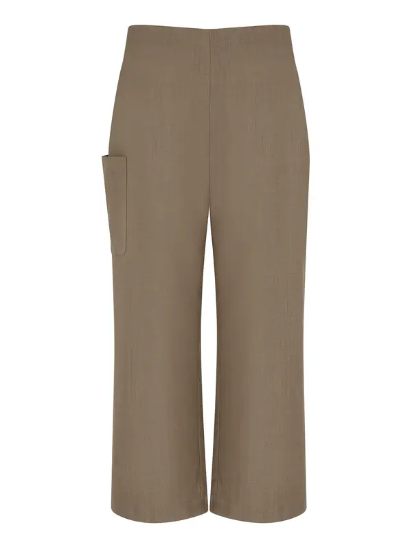Aligne Aligne Hlače  smeđa