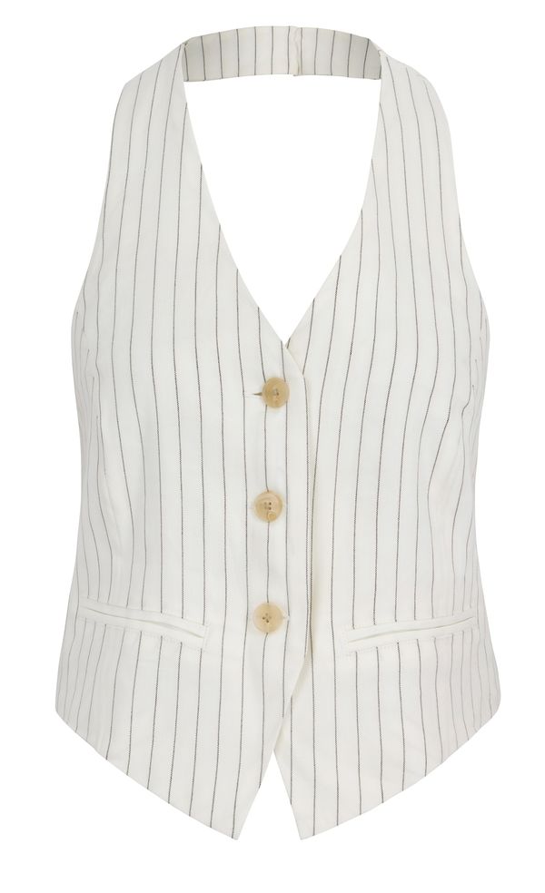 Aligne Aligne Prsluk od odijela 'Harlia'  crna / bijela