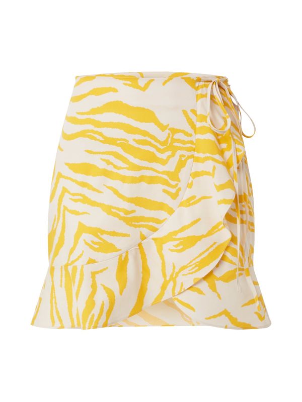 Aligne Aligne Suknja 'Cressida'  zlatno žuta / bijela