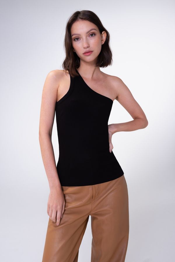 Aligne Aligne Top s naramenicama 'Georgiana'  crna