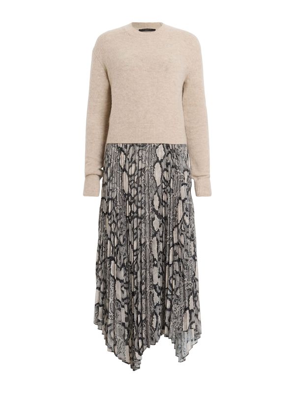 AllSaints AllSaints Haljina 'DONATELLA'  ecru/prljavo bijela / tamo siva