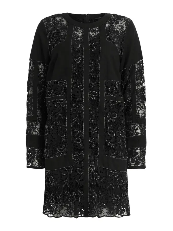 AllSaints AllSaints Haljina 'NOUSH'  crna / srebro