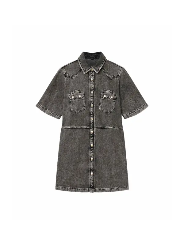 AllSaints AllSaints Haljina  sivi traper