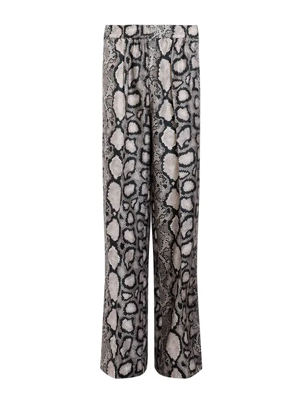 AllSaints AllSaints Hlače 'CHARLI'  ecru/prljavo bijela / crna