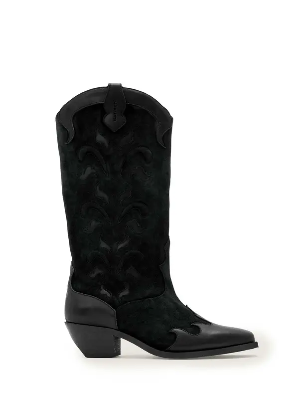 AllSaints AllSaints Kaubojske čizme 'DOLLY'  crna