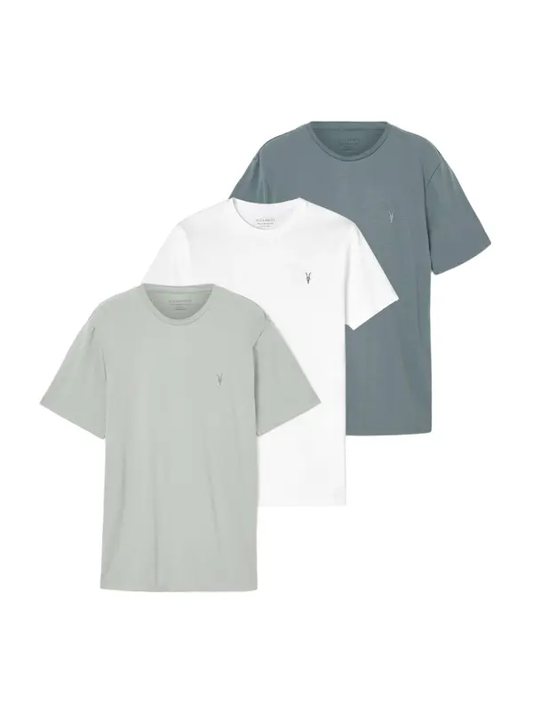 AllSaints AllSaints Majica 'BRACE'  safirno plava / siva / bijela