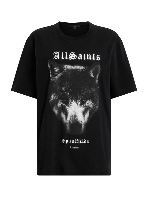 AllSaints AllSaints Majica 'DAWN'  svijetlosiva / crna / bijela