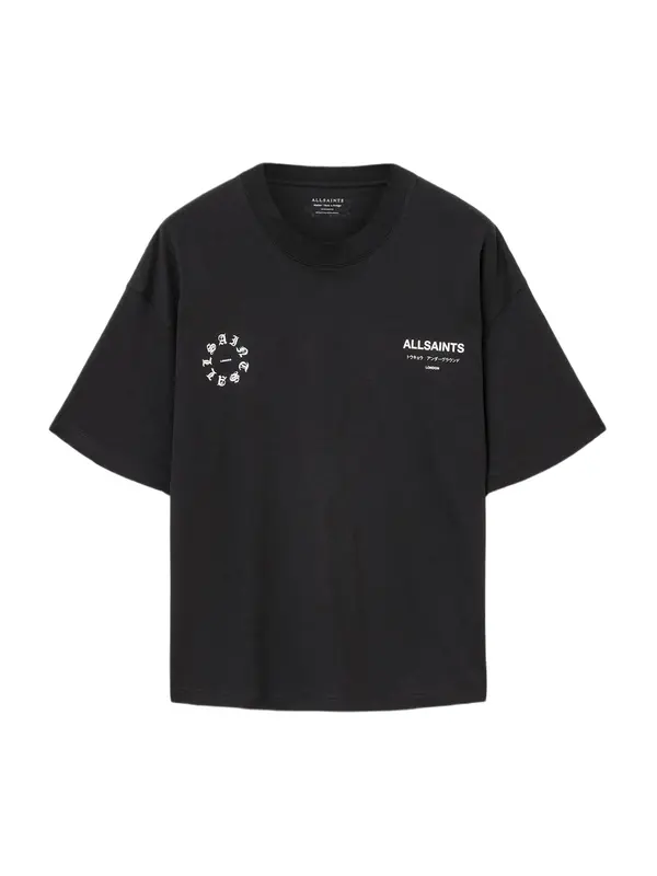 AllSaints AllSaints Majica 'KINDRED'  crna / bijela