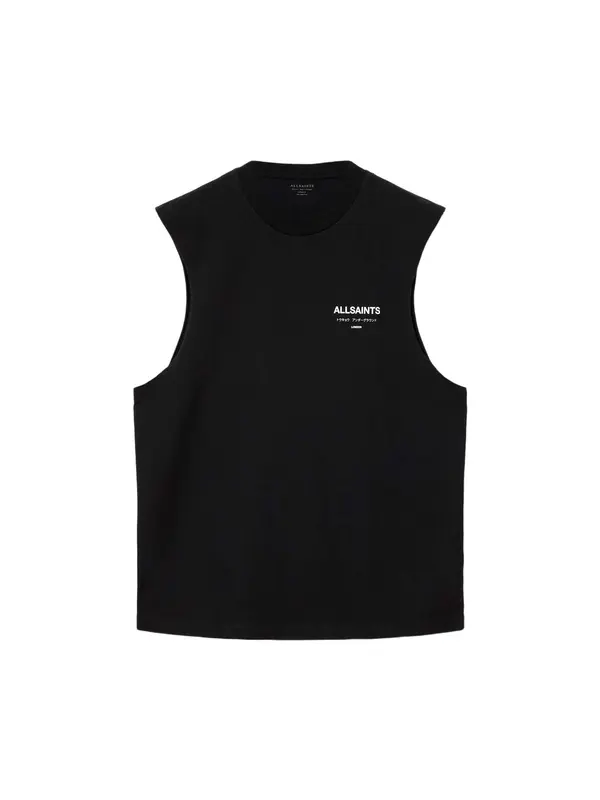 AllSaints AllSaints Majica 'UNDERGROUND'  crna / bijela