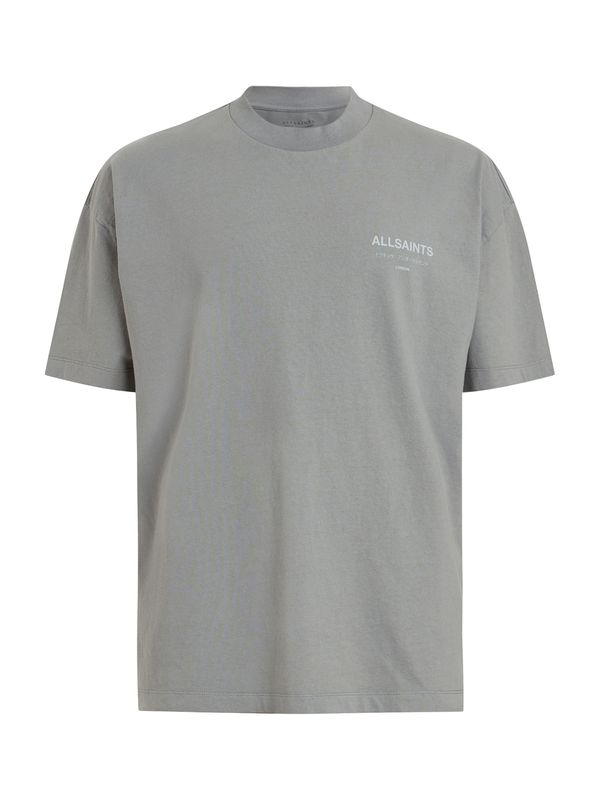 AllSaints AllSaints Majica 'Underground'  siva / bijela