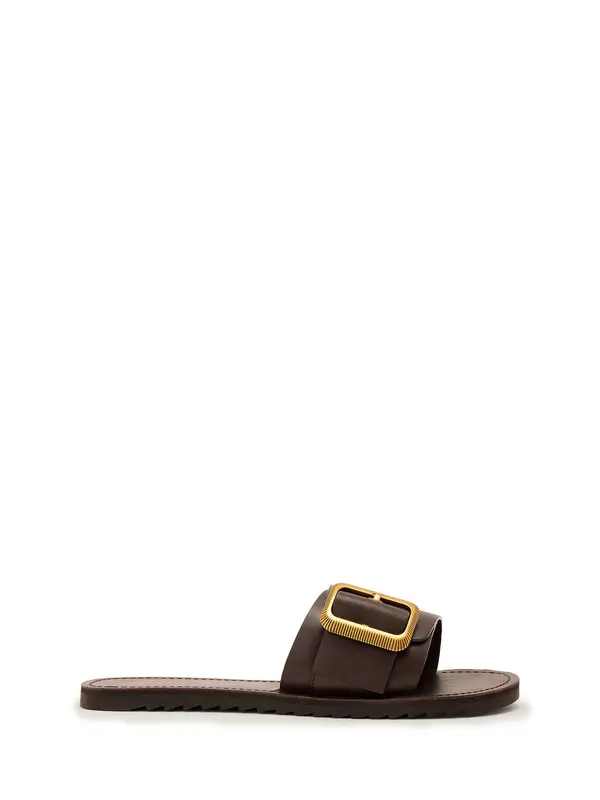 AllSaints AllSaints Natikače s potpeticom 'ELLA'  čokolada