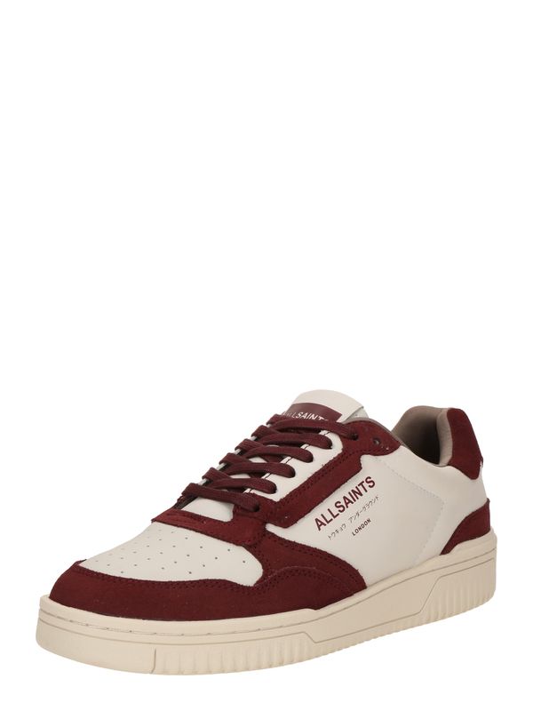 AllSaints AllSaints Niske tenisice  svijetlobež / tamno crvena