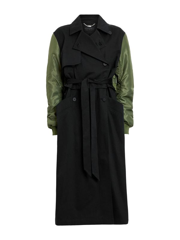 AllSaints AllSaints Prijelazni kaput 'PENNI'  maslinasta / crna