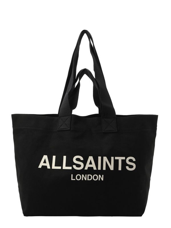 AllSaints AllSaints Shopper torba 'ALI'  crna / bijela