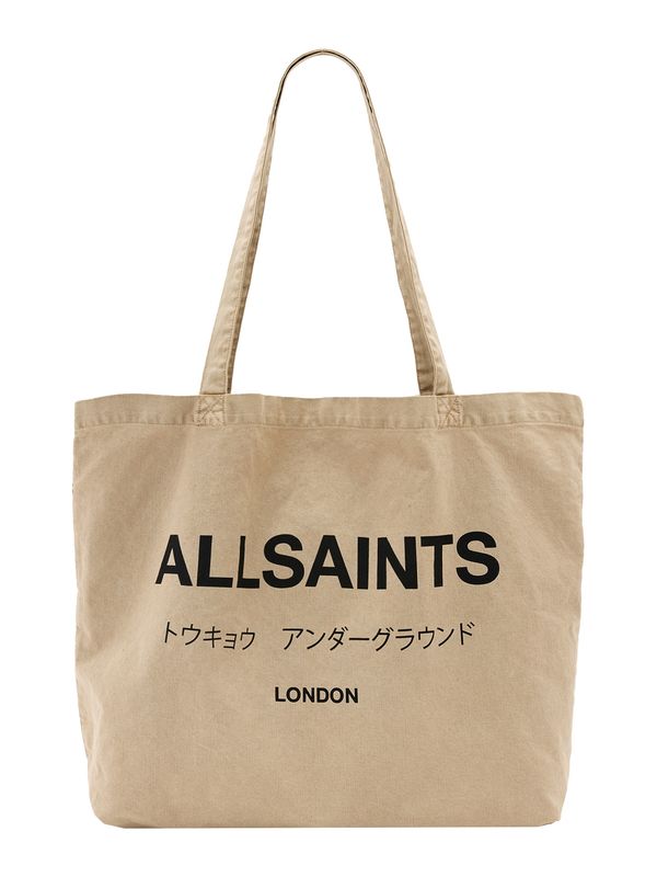 AllSaints AllSaints Shopper torba  cappuccino / crna