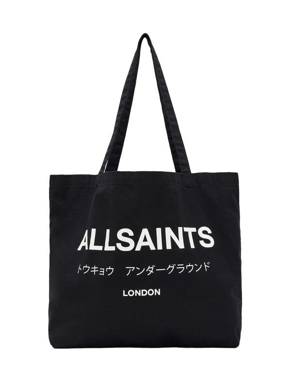 AllSaints AllSaints Shopper torba 'UNDERGROUND'  crna / prljavo bijela