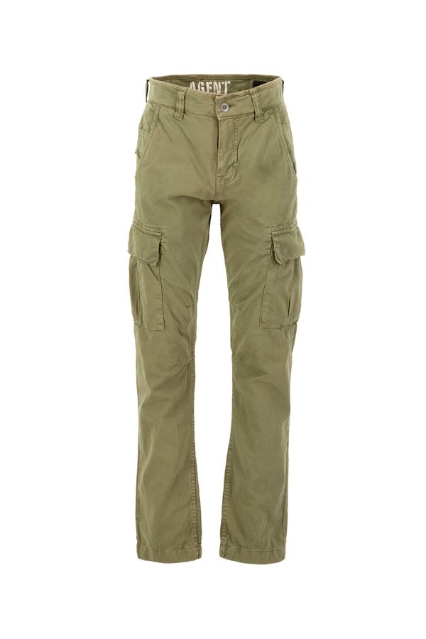 ALPHA INDUSTRIES ALPHA INDUSTRIES Cargo hlače 'Agent'  maslinasta