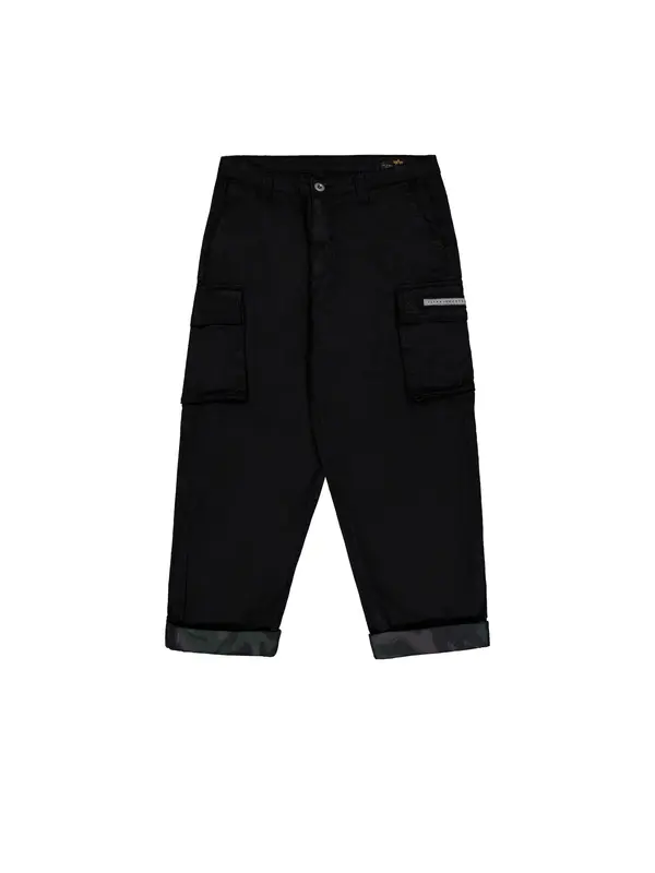 Alpha Industries ALPHA INDUSTRIES Cargo hlače  crna / bijela